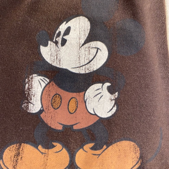 💎 Vintage Style Disney Drawstring Backpack Dark Brown - Picture 3 of 8